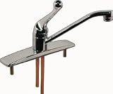 Delta 400-TP Classic Single Handle Tract-Pack Kitchen Faucet w/Spray Chrome
