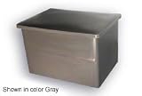 Storage Container With Lid 28 X 22 X 16 Blue. Package of 10