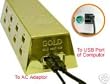 GOLD INGOT USB 2.0 Hub - Looks Like a Million $$$$