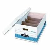 Stor/File Dividerbox Storage Boxes, 15 x10x24, Legal Size, 12/carton - Same Day Shipping (orders by 3 pm), Next Day Delivery (in most cases)