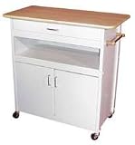 Catskill Craftsmen 16755 Drop Leaf Utility Kitchen Cart