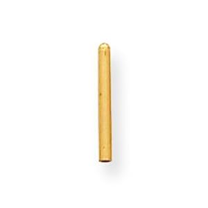 14K Gold Cuff Link Stud Back Sleeve