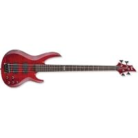 ESP LTD B-154DX Bass Guitar See-Thru Red