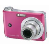 GE A735 7MP Digital Camera with 3X Optical Zoom,4.5 Digital Zoom,2.5 Inch LCD,Face-Tracking, Panorama Stitching, Blink Detection, Face Detection, Smile Detection, Auto Brightness and Red-Eye Removal Built In