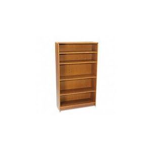 5 Shelf Bookcase - Medium Oak by United Stationers