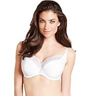 Textured Lace Non-Padded DD-G Balcony Bra