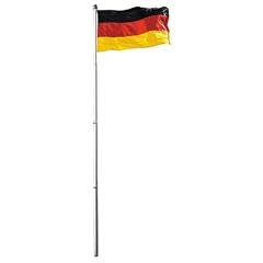 Aluminum Fahnenmast 6,20 m inkl. Deutschland Fahne