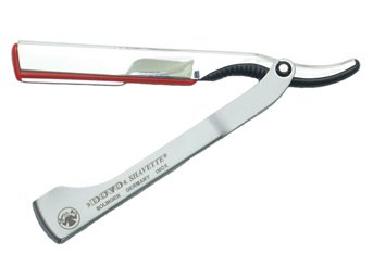 Dovo Stainless Steel Shavette Satin Handle