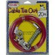 Pet Supplies : ORRCO 63517 DOG TIE OUT CABLE WITH SPRING 20'