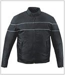 Motorcycle Jackets - Men's Vented Fabric Motorcycle Jacket MJ452