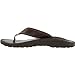 OluKai 'Ohana Leather Sandal - Dark Java/Dark Java - Men's Size 8