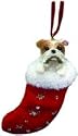 Bulldog Stocking Ornament by ES