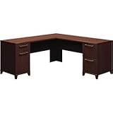 72" Mocha Cherry Bush Enterprise Series L-Desk 72" Mocha Cherry