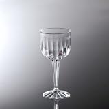ONE PIECE SIMPLY ELEGANT 8 OZ. CLEAR WINE GOBLET DISPOSABLE 12/8 96CS