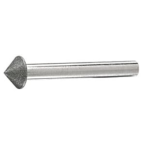 100 Grit 1 2 Diamond Plated Countersink Router Bit by C.R. Laurence