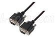 Deluxe Black D-sub 9 Position DB9 Male/Male Cables - Fully Populated, 100% Shielded 15.0 FEET