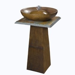 Ferris Outdoor Floor Fountain in Bronze