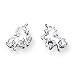 Sterling Silver Unicorn Mini Earrings