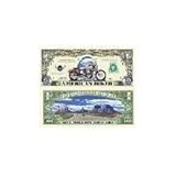 Novelty & Fake Money Biker Bill (pack Of 100) Pack of 100 pcs