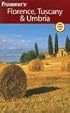 Frommer's Florence, Tuscany & Umbria (Frommer's Complete)