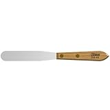 Albion Engineering 258-4S Stainless Caulk Spatula, Hardwood Handle, 4" Long x 3/4" Wide