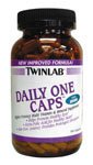 TwinLab Daily One Caps Multi-Vitamin and Mineral Supplement with Iron, Capsules, 180-Count Bottle