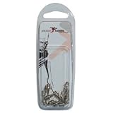 Precision Training Athletic Pyramid Running Spikes (Grass) (Size: 15mm) (Colour: Silver )