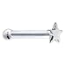 Jewelry : Solid 14KT White Gold Star Nose Bone - 18 Gauge