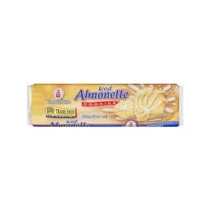 Voortman Iced Almonette Cookies 14.1 oz (Pack of 4)