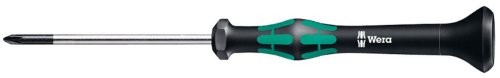 Wera 05118019002 Kraftform Micro 2050 PH Phillips Electronics Precision Screwdriver, PH 00 Head, 40mm Blade Length