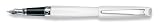 Caran D'ache Dunas Shiny White Fine Point Fountain Pen - CA-4390191