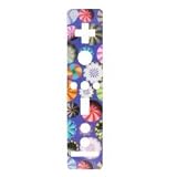 Controller Sticker w/ Wrist Strap for Nintendo Wii (Multi-Color Controller Sticker)