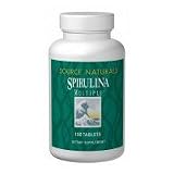 Spirulina Multiple Vitamin and Mineral Supplement Vegetarian 100 Tablets - By Source Naturals