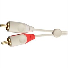 New Rca 11-Ft Flat Panel Stereo Audio Cable Clean Look High Quality Practical Durable