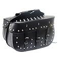 Classic Motorcycle Saddlebags with Studs 20WX12HX6D SD4795