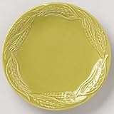 Pfaltzgraff Solid Color Collection Dill Plymouth Embossed Bread/dessert Plates Set of 4