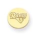 14K St. Louis Rams Round Rams Logo Tie Tac