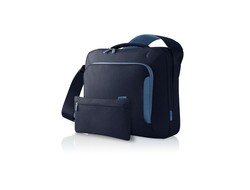 Belkin F8N076-MBE-DL 15-Inch Energy Collection Messenger Bag (Midnight Blue/Electric Blue)
