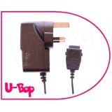 U-Bop // Free Delivery On Everything // 3 Pin Mobile Phone Mains Charger (Black) - Siemens S100 (UK) /
