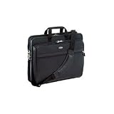 Targus Deluxe Top-Loading Leather Case Designed for 17 Inch Laptops TLE400 Black)
