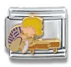 Clearly Charming Schroeder Peanuts Italian Charm Dog Animal Theme Bracelet Link