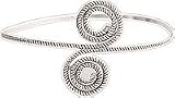 Arm Band Jewelry Armlet Silver Body Jewelery From India 4 (armlt043)