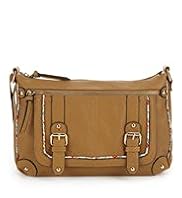 Per Una Floral Studded Satchel Bag