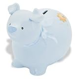 Pigglybanks Blue Piggy Coin Bank