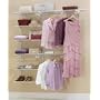 Rubbermaid 3H88 Configurations 3-to-6-Foot Deluxe Custom Closet Kit, White