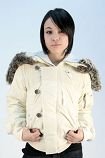 Diesel - JUTCA SHORT DOWN FUR TRIM HOODED JKT