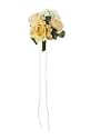 Allstate FBQ164-YE-GR 7 in. Rose-Hydrangea Bouquet Yellow-Green- Case of 12