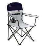 Oakland Raiders NFL Deluxe Folding Arm Chair by Northpole Ltd. by NORTHPOLE