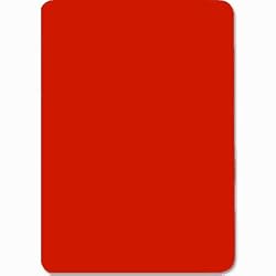 Set of 10 Plastic Poker Cut Cards - Red