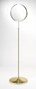 10" Adjustable Floor Mirror (Chrome) (10" dia. x 40-70" H)